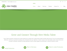 Tablet Screenshot of newmedialincs.com